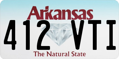 AR license plate 412VTI