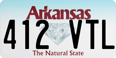 AR license plate 412VTL