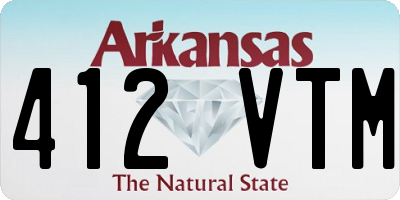 AR license plate 412VTM