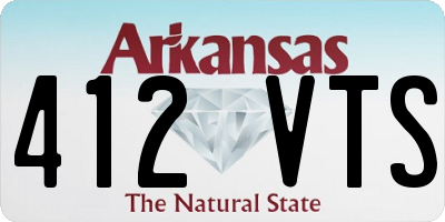 AR license plate 412VTS