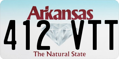 AR license plate 412VTT