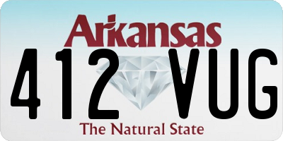 AR license plate 412VUG