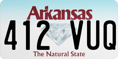 AR license plate 412VUQ