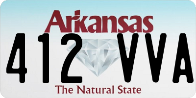 AR license plate 412VVA