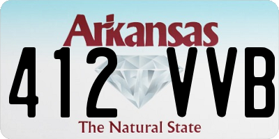 AR license plate 412VVB