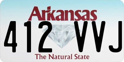 AR license plate 412VVJ