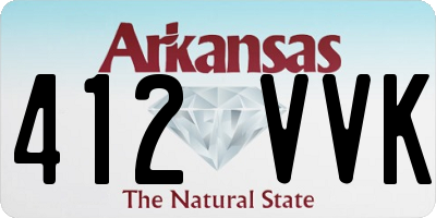 AR license plate 412VVK