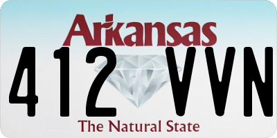 AR license plate 412VVN