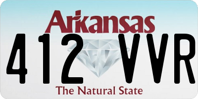 AR license plate 412VVR