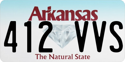 AR license plate 412VVS
