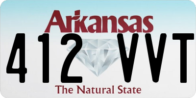 AR license plate 412VVT
