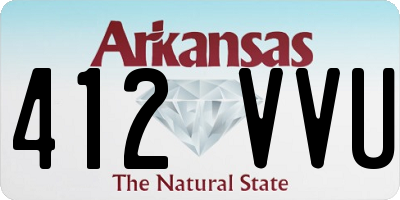 AR license plate 412VVU