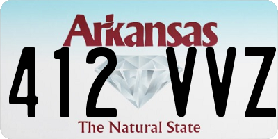 AR license plate 412VVZ