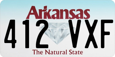 AR license plate 412VXF