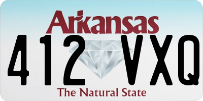 AR license plate 412VXQ