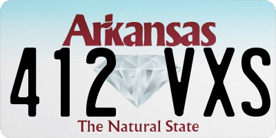 AR license plate 412VXS