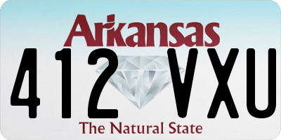 AR license plate 412VXU