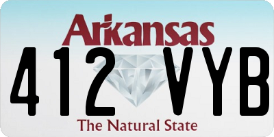 AR license plate 412VYB