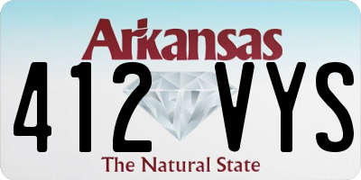 AR license plate 412VYS