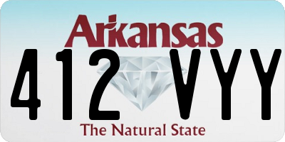 AR license plate 412VYY