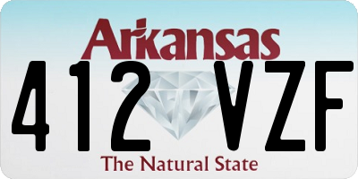 AR license plate 412VZF