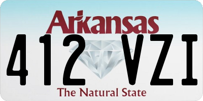 AR license plate 412VZI
