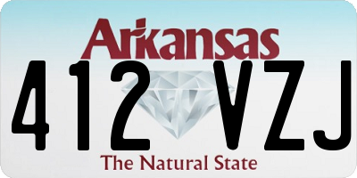 AR license plate 412VZJ