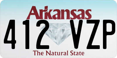 AR license plate 412VZP