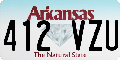 AR license plate 412VZU