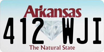 AR license plate 412WJI
