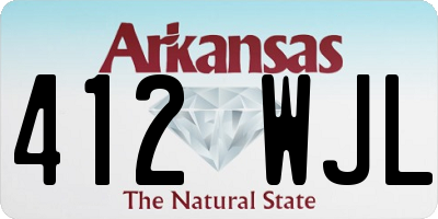 AR license plate 412WJL