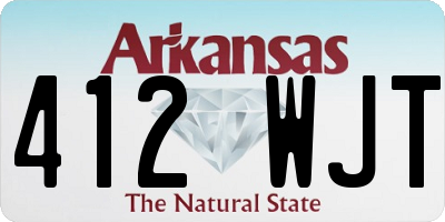 AR license plate 412WJT