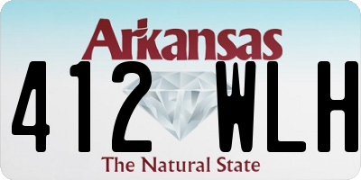AR license plate 412WLH