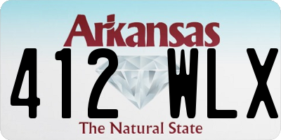 AR license plate 412WLX