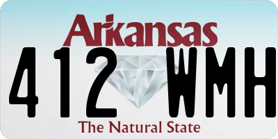 AR license plate 412WMH