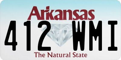 AR license plate 412WMI
