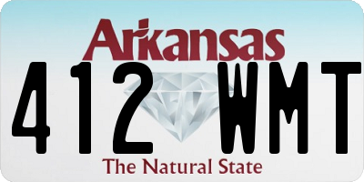 AR license plate 412WMT