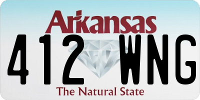 AR license plate 412WNG