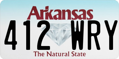 AR license plate 412WRY