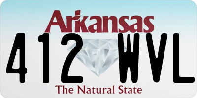AR license plate 412WVL