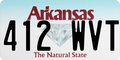 AR license plate 412WVT