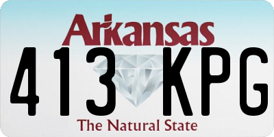 AR license plate 413KPG