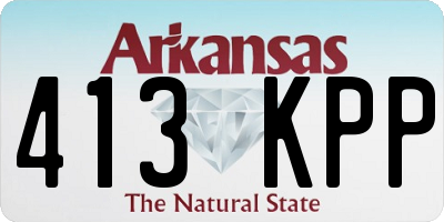 AR license plate 413KPP