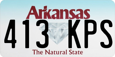 AR license plate 413KPS