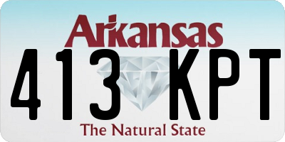 AR license plate 413KPT