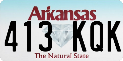 AR license plate 413KQK