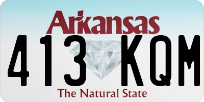 AR license plate 413KQM