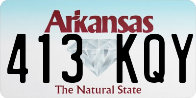 AR license plate 413KQY