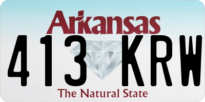 AR license plate 413KRW