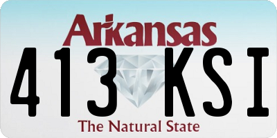 AR license plate 413KSI
